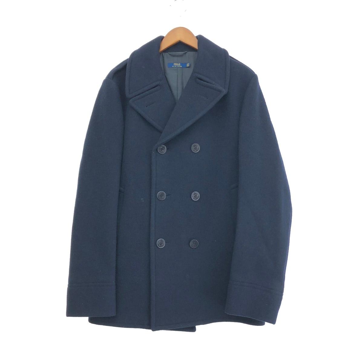 POLO RALPH LAUREN ポロラルフローレン ピーコート サイズ:42 ウール ネイビー メンズ【中古】