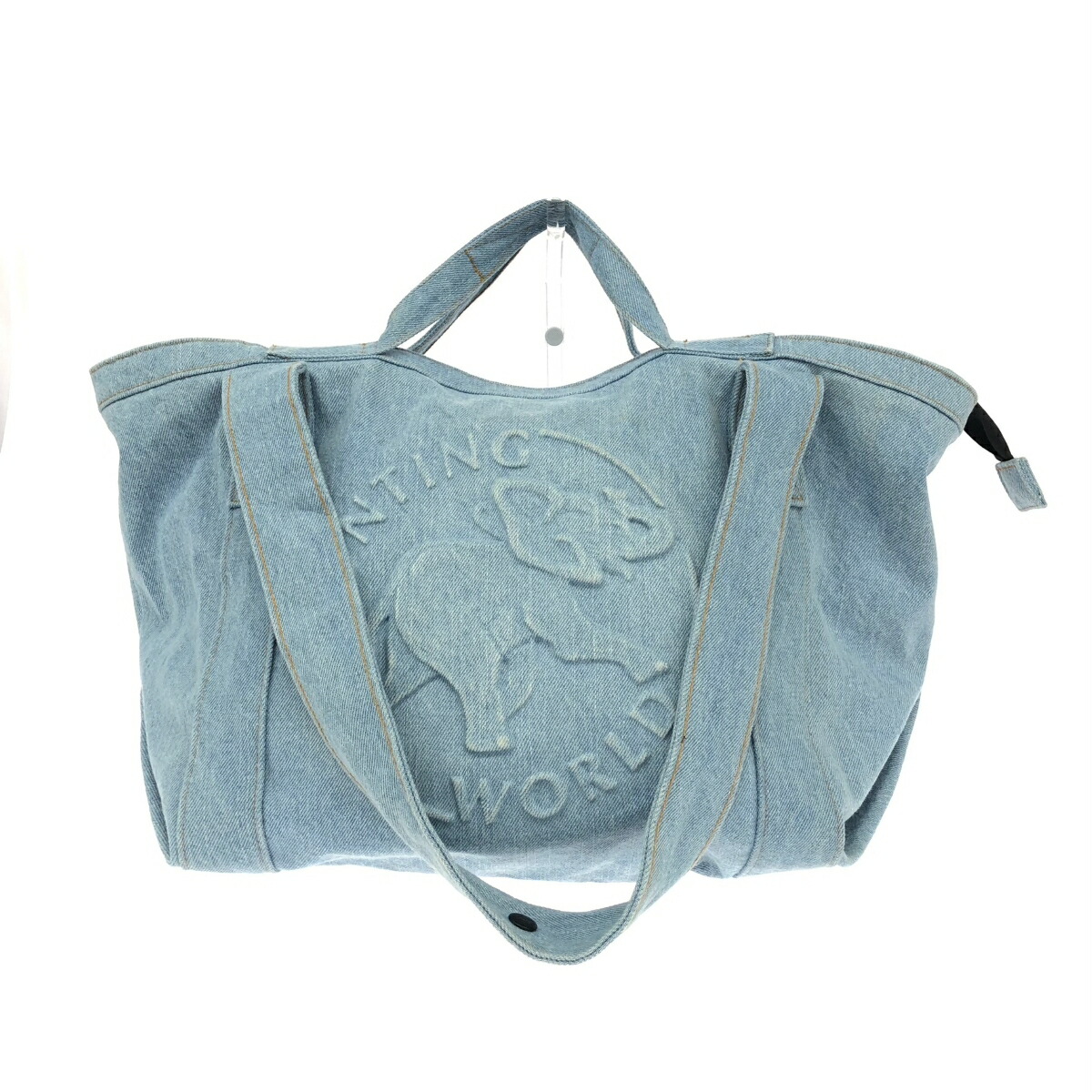 楽天市場】ハンティングワールド 2WAYハンドバッグ ブルー デニム 中古