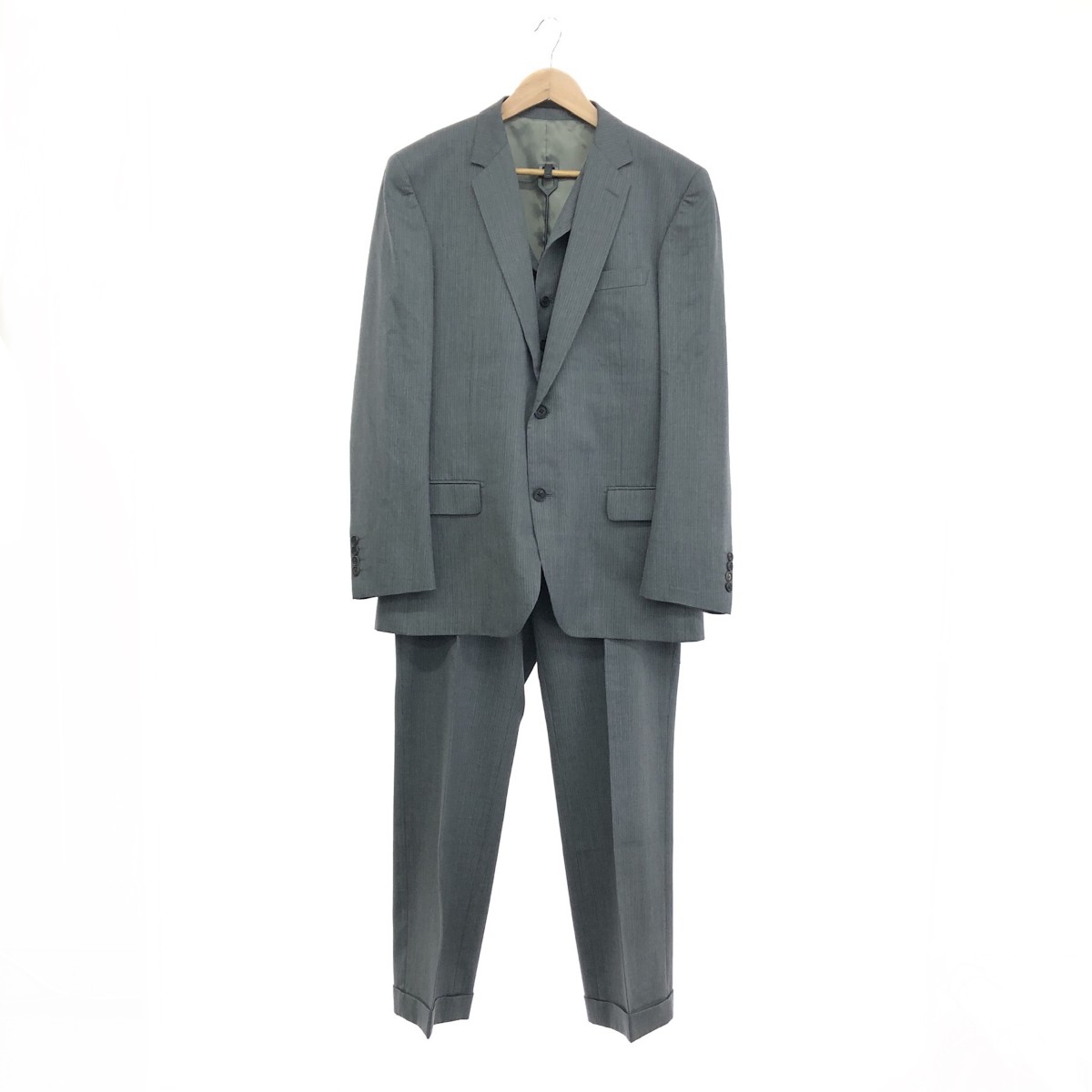 グレー ストライプ スーツジャケット　ティノラス 楽天市場】展示品 ティノラス スーツ Sサイズ ストライプスーツ