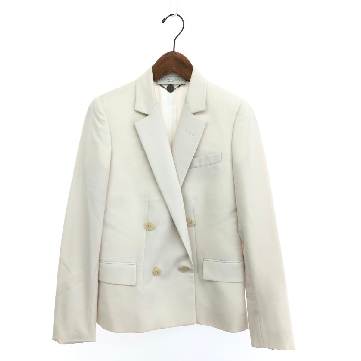 STELLA McCARTNEY ステラマッカートニー テーラードジャケット 良好 サイズ:38 モヘヤ混/ダブル ホワイト レディース【中古】 11,858円