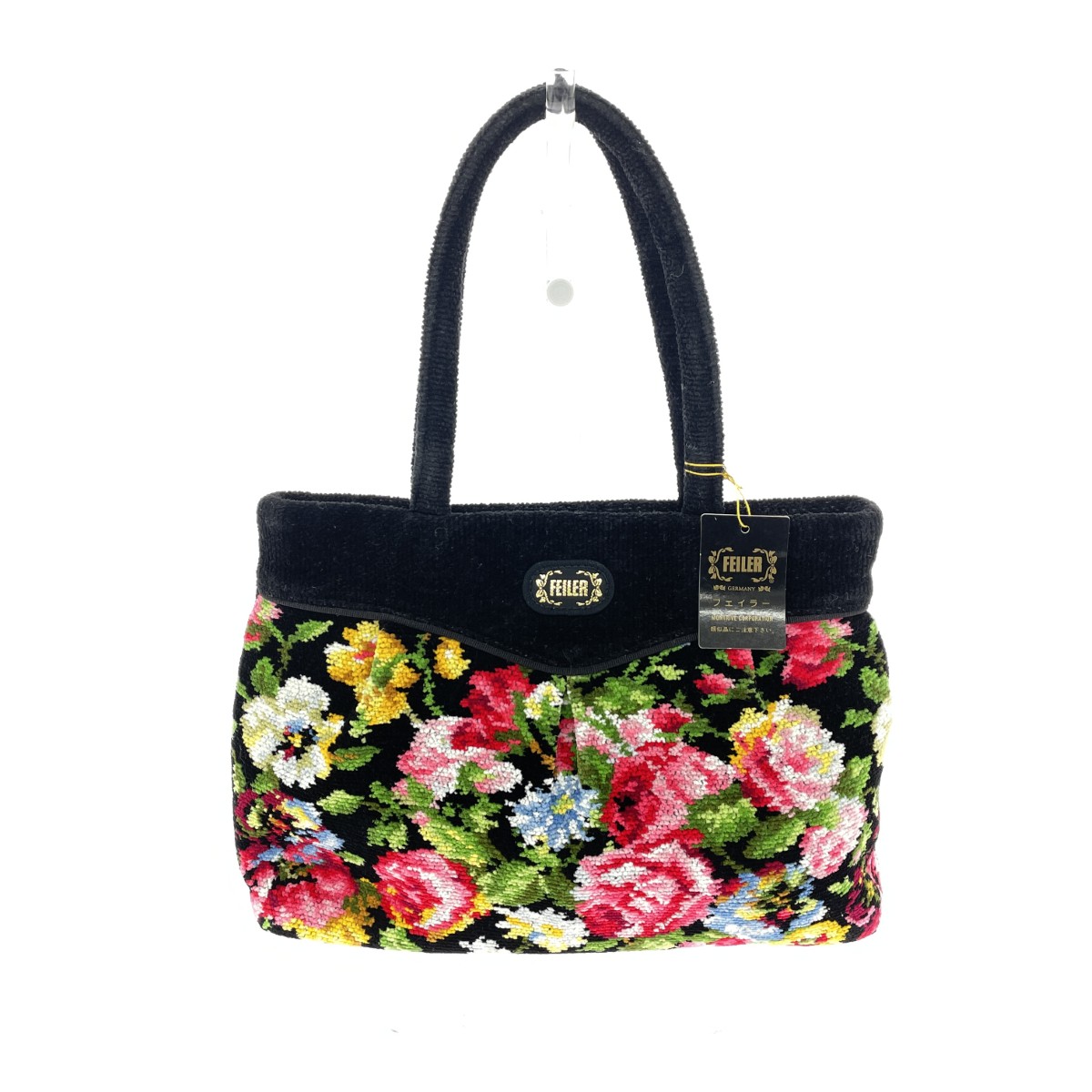 楽天市場】新品同様 フェイラー ハンドバッグ ファスナー付 花柄