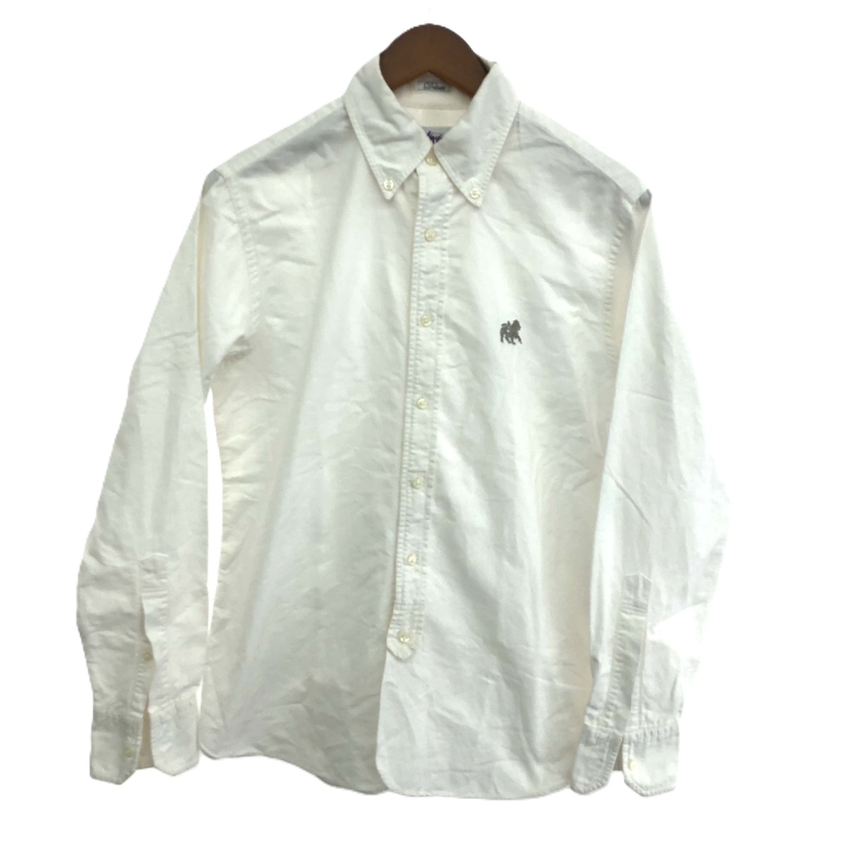 STUSSY ステューシー 長袖ボタンダウンシャツ サイズ:M デラックス ホワイト メンズ【中古】