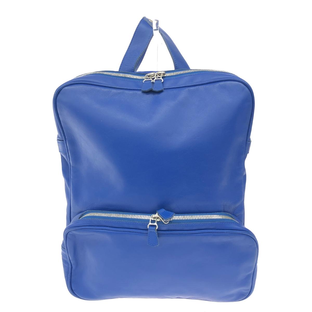 JACQUES LE CORRE ジャックルコー ボディバッグ レザー ブルー メンズ【中古】 14,782円