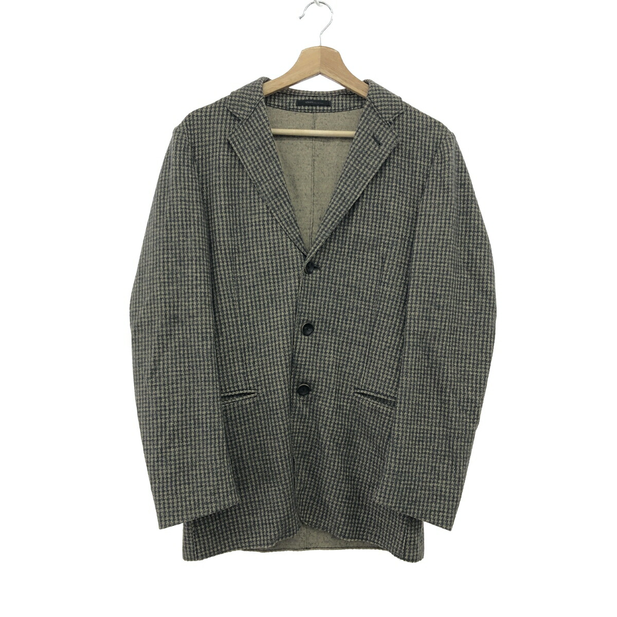 ARMANI COLLEZIONI アルマーニ コレッツォーニ グレン照合のしるし3B上衣 好ましい 大きさ:46  SCG700 SCS62   赤銅色 メンズ【中古】