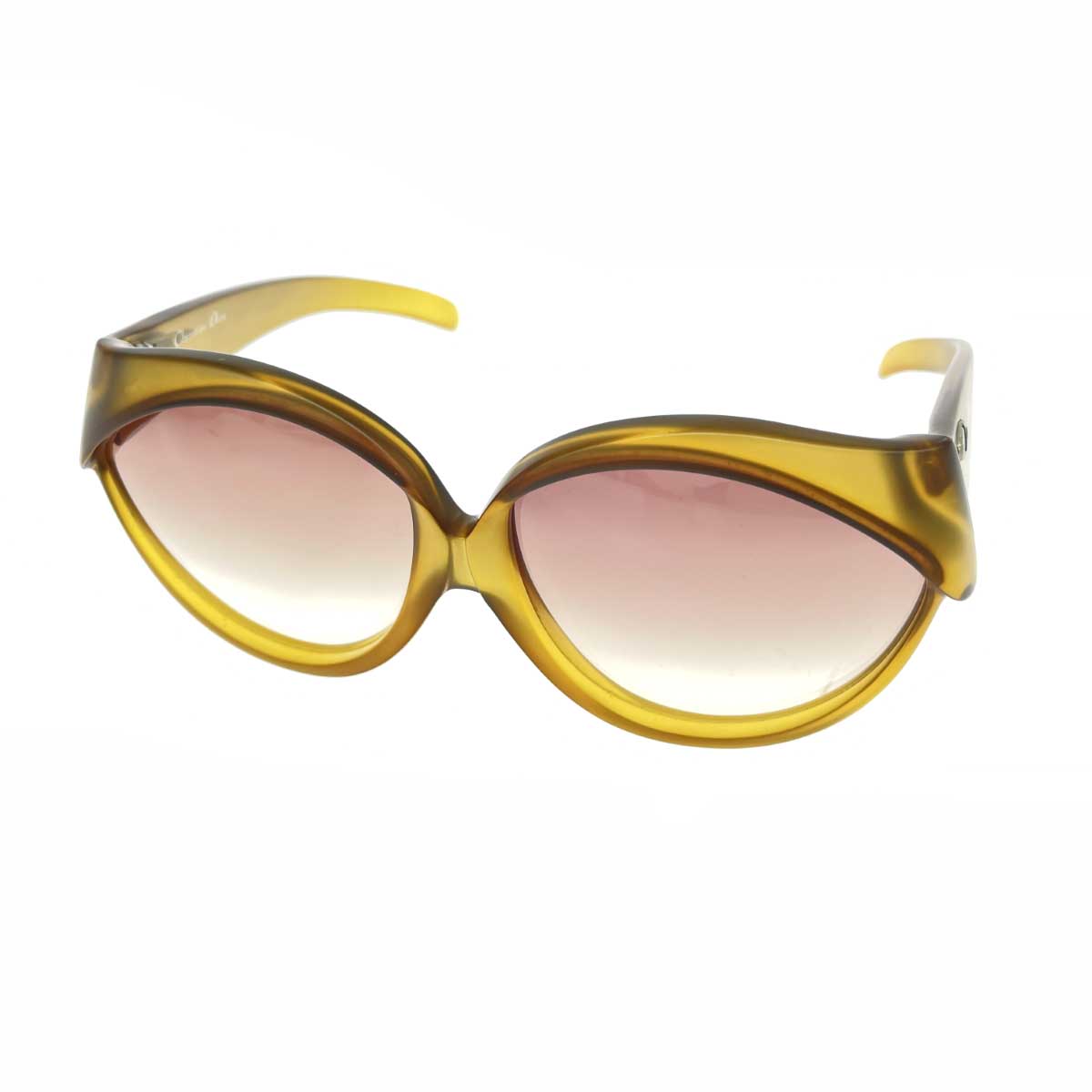 Christian Dior クリスチャンディオール サングラス   ドイツ製/OPTYL社製 ヴィンテージ品   カーキ ユニセックス【中古】