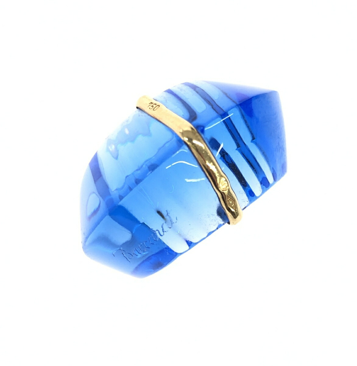 美品 バカラ コキアージュ リング K18 ブルー 楽天市場】【ジュエリー】Baccarat バカラ コキアージュ リング 指輪