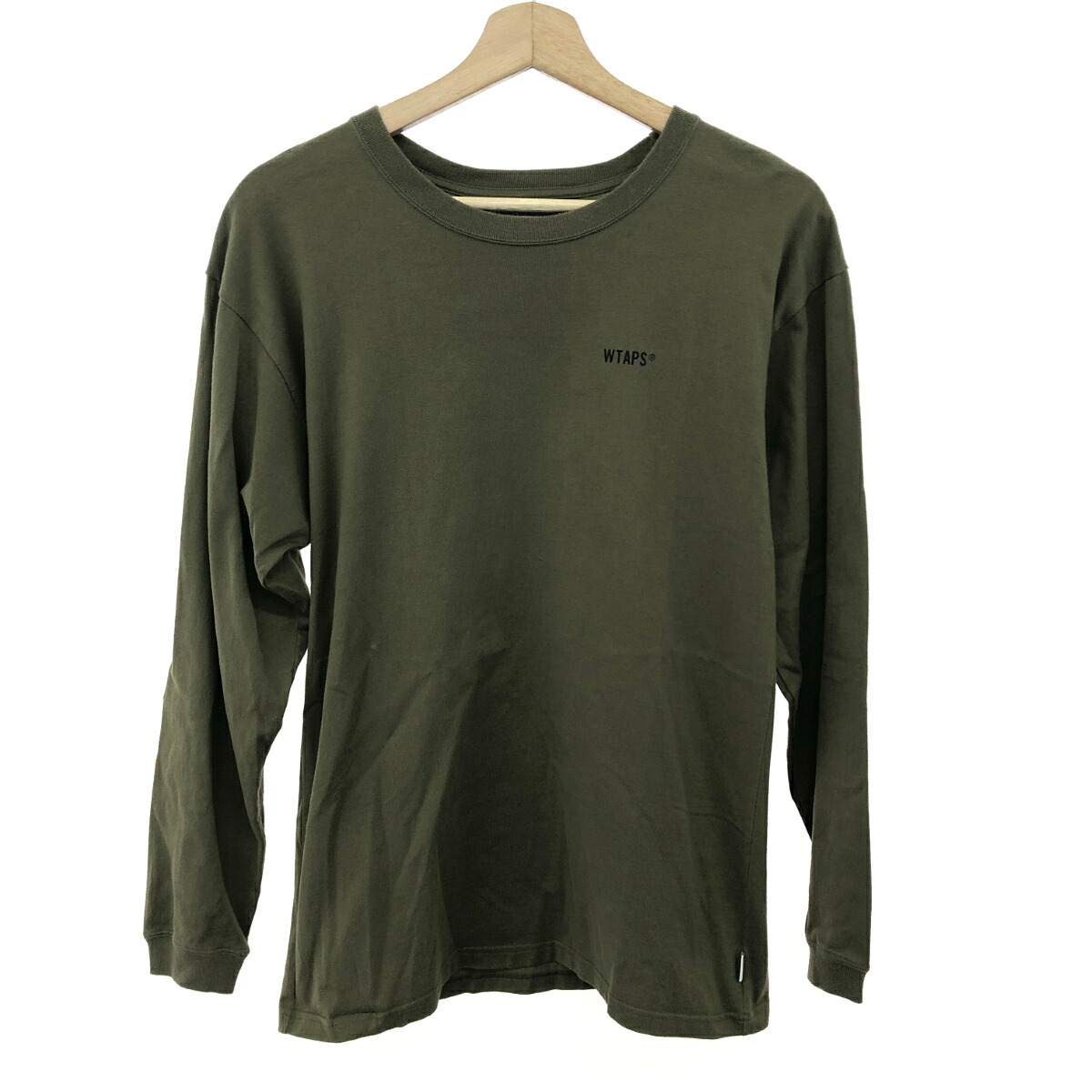 WTAPS ダブルタップス 長袖カットソー 良好 サイズ:X01 201ATDT-LT02S カーキ メンズ【中古】|リサイクル ティファナ