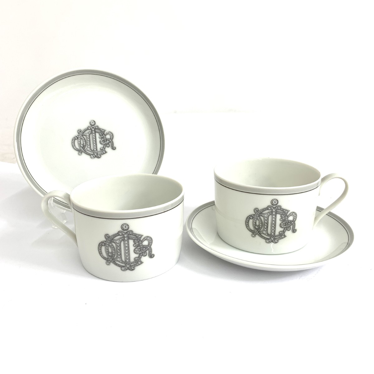 ディオール　DIOR カサブランカ　セット 楽天市場】クリスチャンディオール カサブランカ カップ＆ソーサー 5客