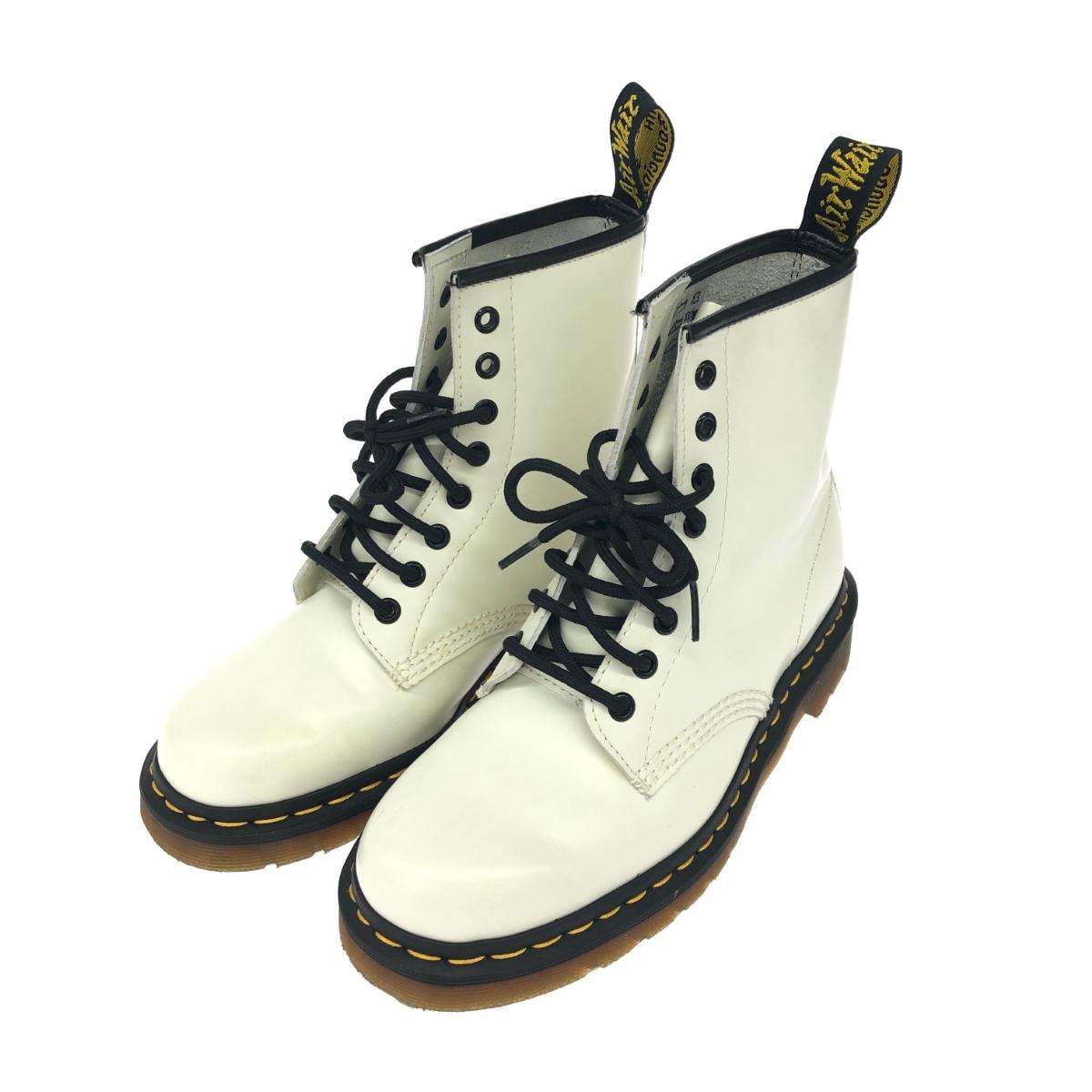 Dr.Martens ドクターマーチン 8ホールブーツ 表記サイズ:6 1460 ホワイト レディース【中古】