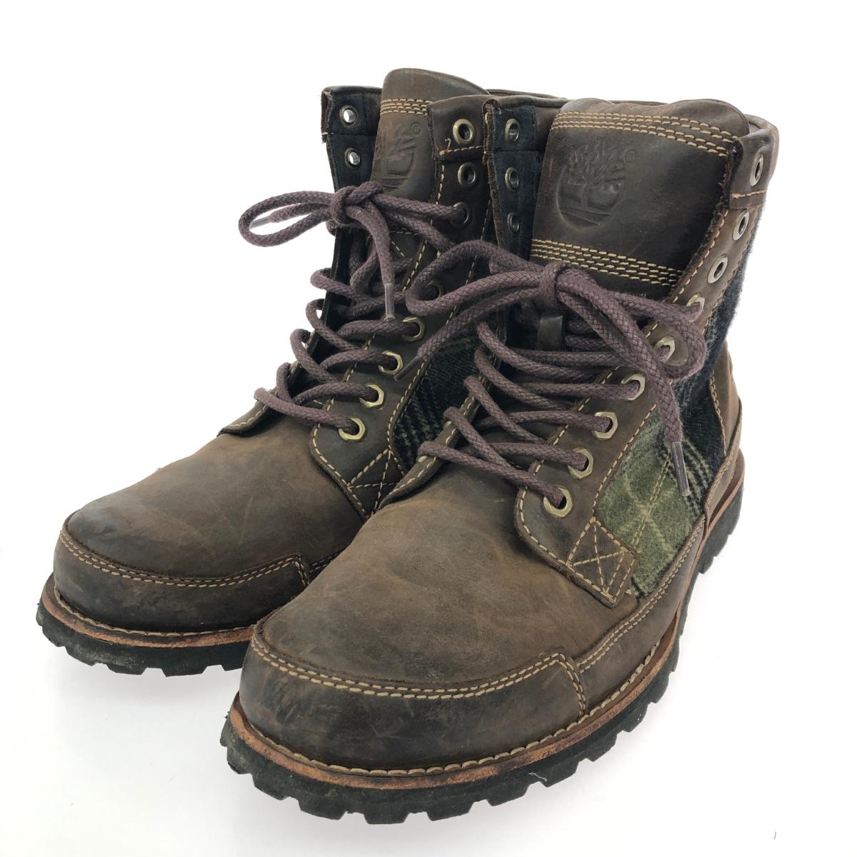 Timberland ティンバーランド レースアップブーツ 表記サイズ:表記なし- アースキーパーズ/ ブラウン メンズ【中古】