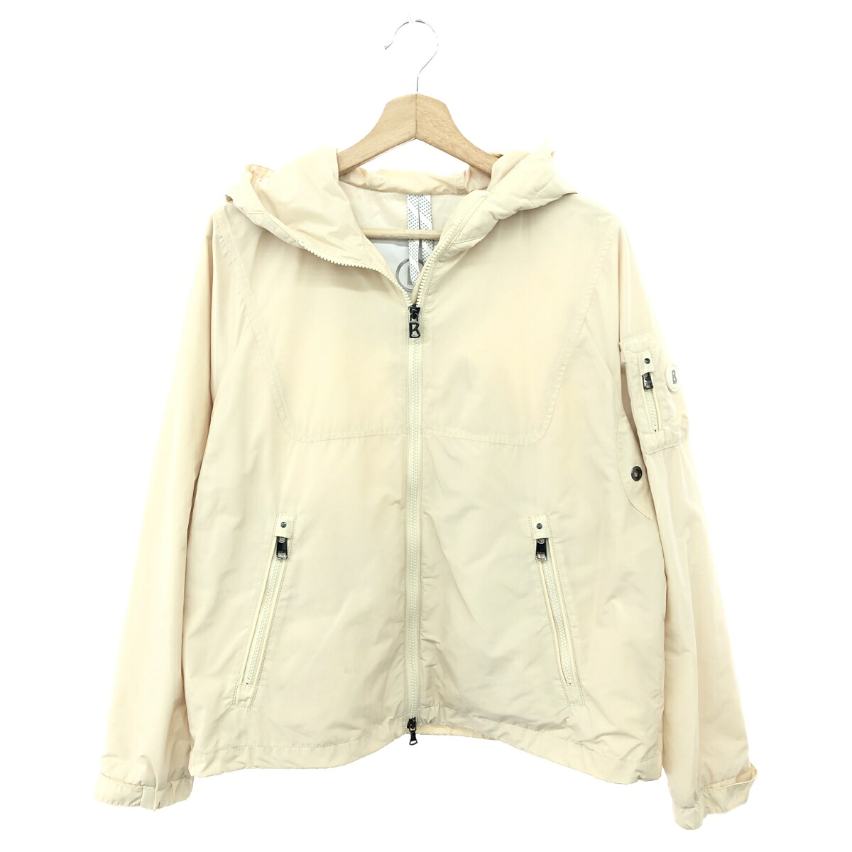 BOGNER ボグナー ナイロンジャケット サイズ:L マウンテンパーカー ポリエステル クリームベージュ レディース【中古】