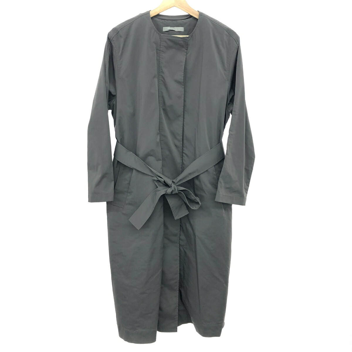 theory luxe セオリーリュクス HOWELL YULLI ライナー付コート 良好 サイズ:40 ノーカラー 2109610 グレー レディース【中古】
