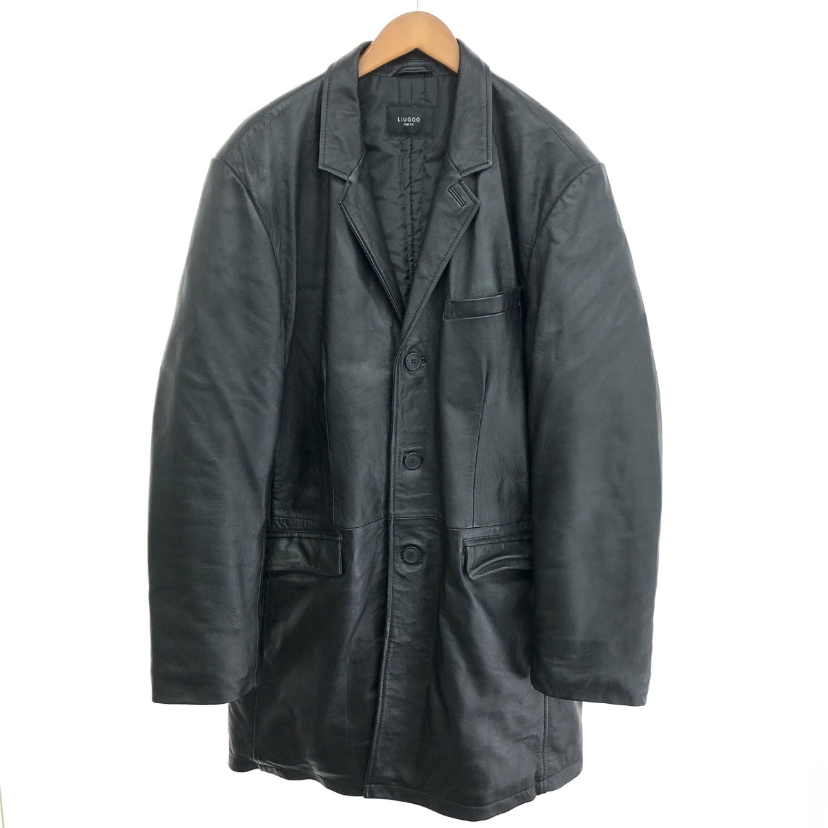 楽天市場】古着 RECUERDO CLUB レザーコート M ブラック 裏