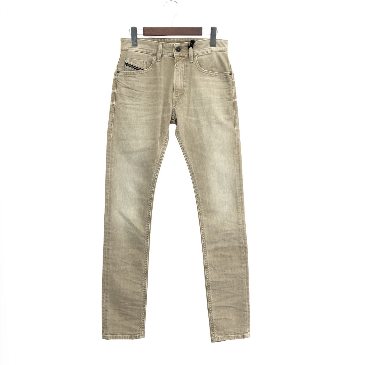 DIESEL ディーゼル デニムパンツ 新品同様 サイズ:W27 コットン×ポリウレタン THOMMER-SP ベージュ メンズ【中古】 4,392円