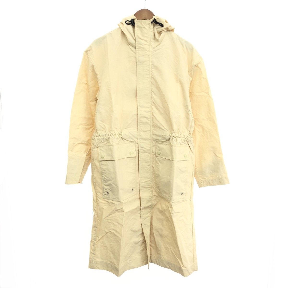 DIESEL ディーゼル ナイロンフーディコート 良好 サイズ:XXS ベージュ レディース【中古】