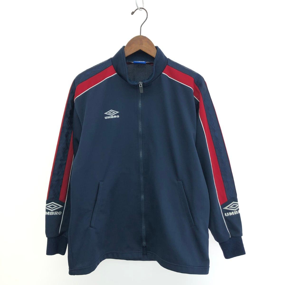 UMBRO アンブロ トラックジャケット サイズ:M 90s レッド/ネイビー メンズ【中古】