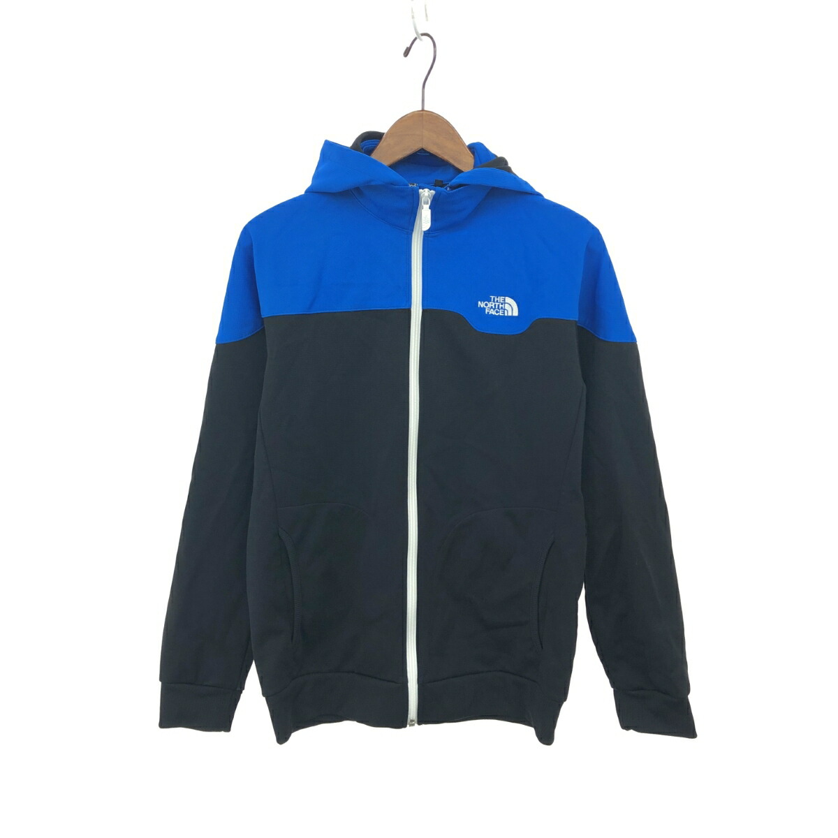 THE NORTH FACE ザノースフェイス マッハファイブジャケット 好ましい 大きさ:M ジップアップ NT61511   黒いこと/青色 メンズ【中古】