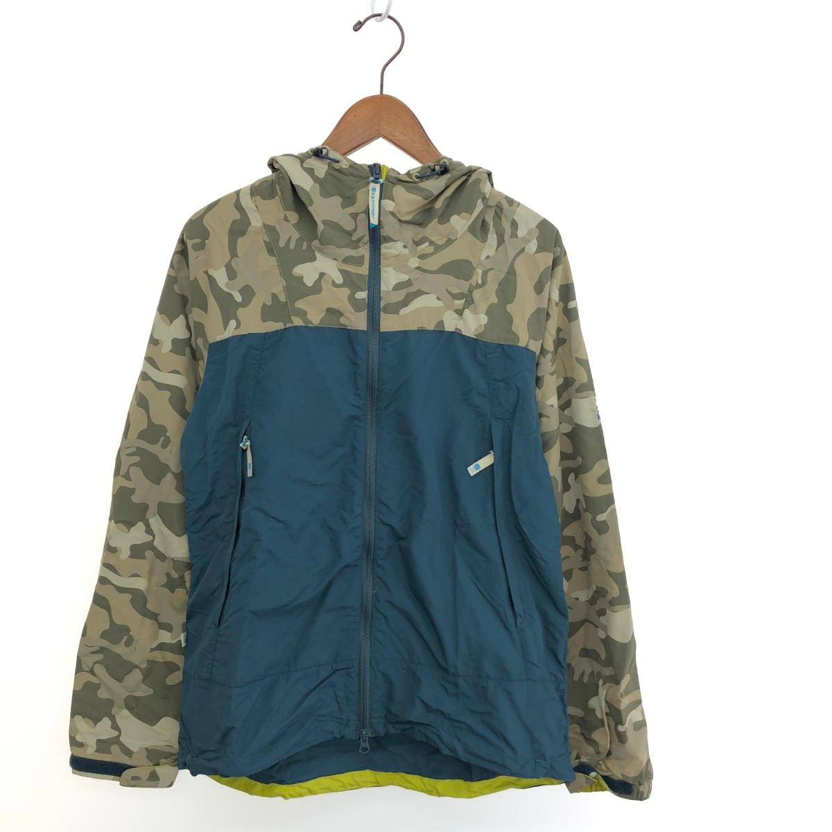 karrimor カリマー トライトンライトジャケット 良好 サイズ:L ナイロン100％/迷彩柄 ネイビー/カーキ メンズ【中古】