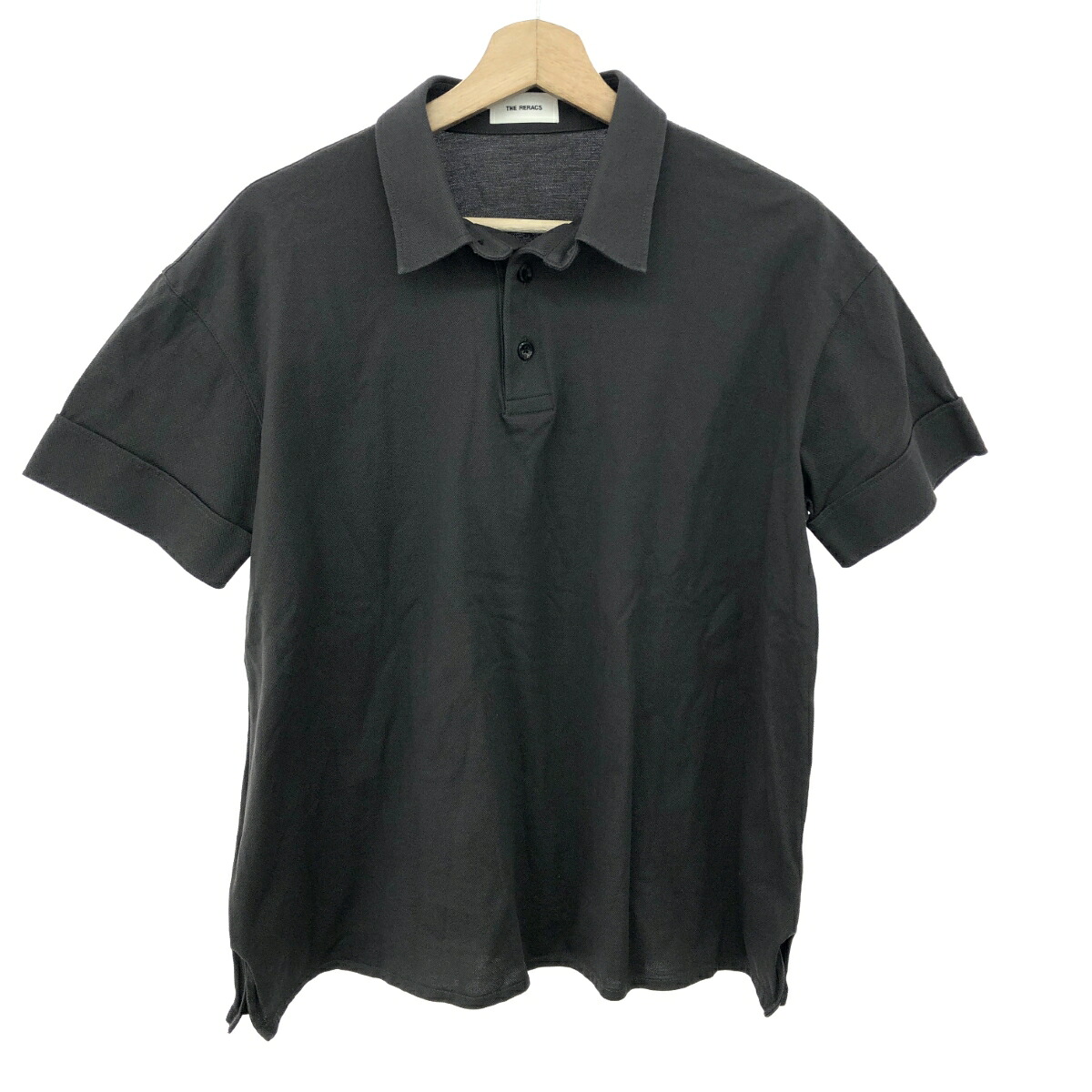 THE RERACS ザリラクス 半袖ポロシャツ 良好 サイズ:48 コットン100％ 25SS グレー メンズ【中古】