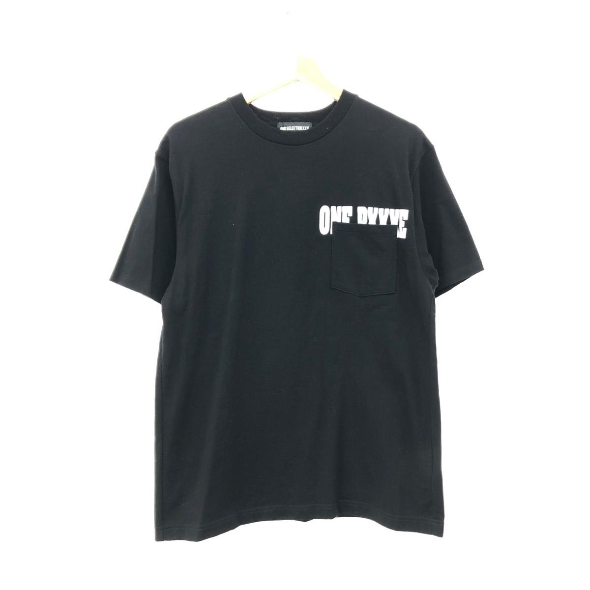 GOD SELECTION ゴッドセレクション ワンピースコラボ/半袖カットソー 良好 サイズ:S コットン ブラック メンズ【中古】