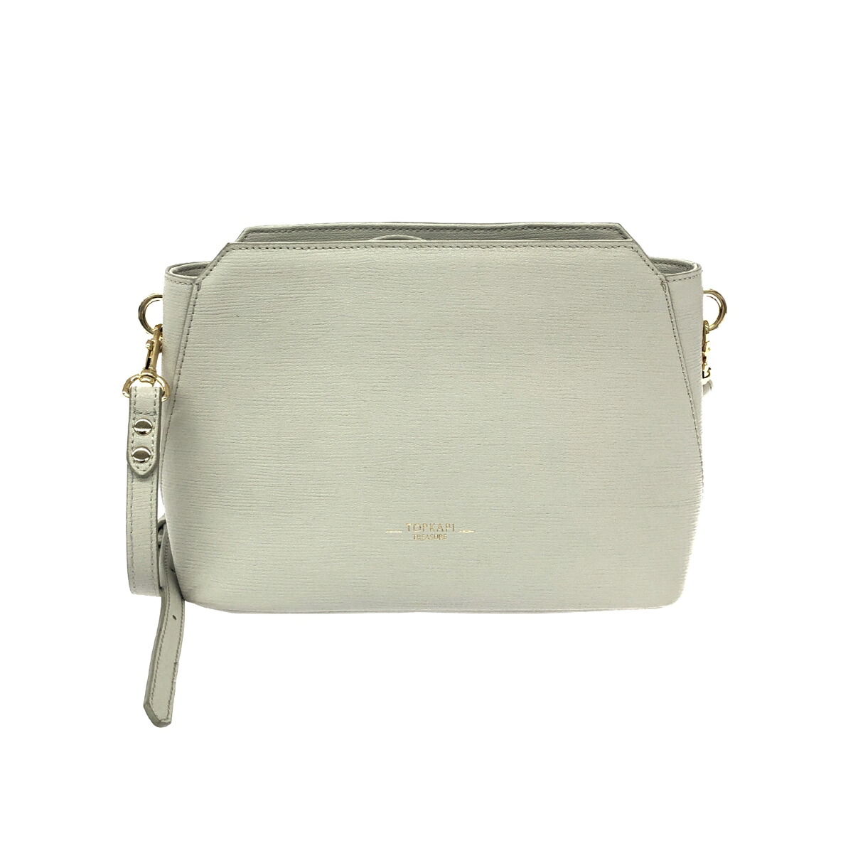 TOPKAPI トプカピ ショルダーバッグ 美品 巾着 グレー レディース【中古】