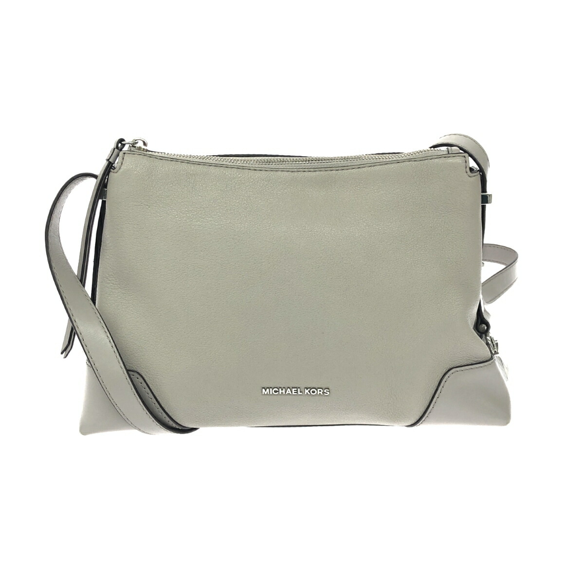 MICHAEL KORS マイケル教科課程 ショルダーバッグ   クロスビー/なめし革    薄墨色 レディース【中古】