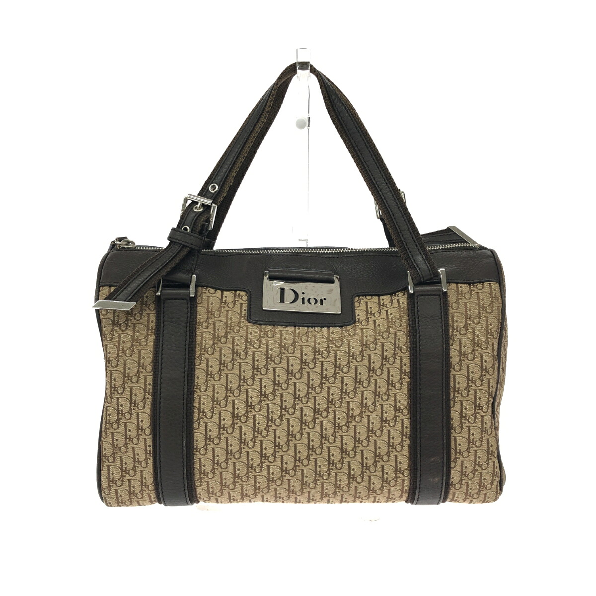 Christian Dior クリスチャンディオール ボウリングバッグ/ストリートシック トロッター ブラウン レディース【中古】 53,460円