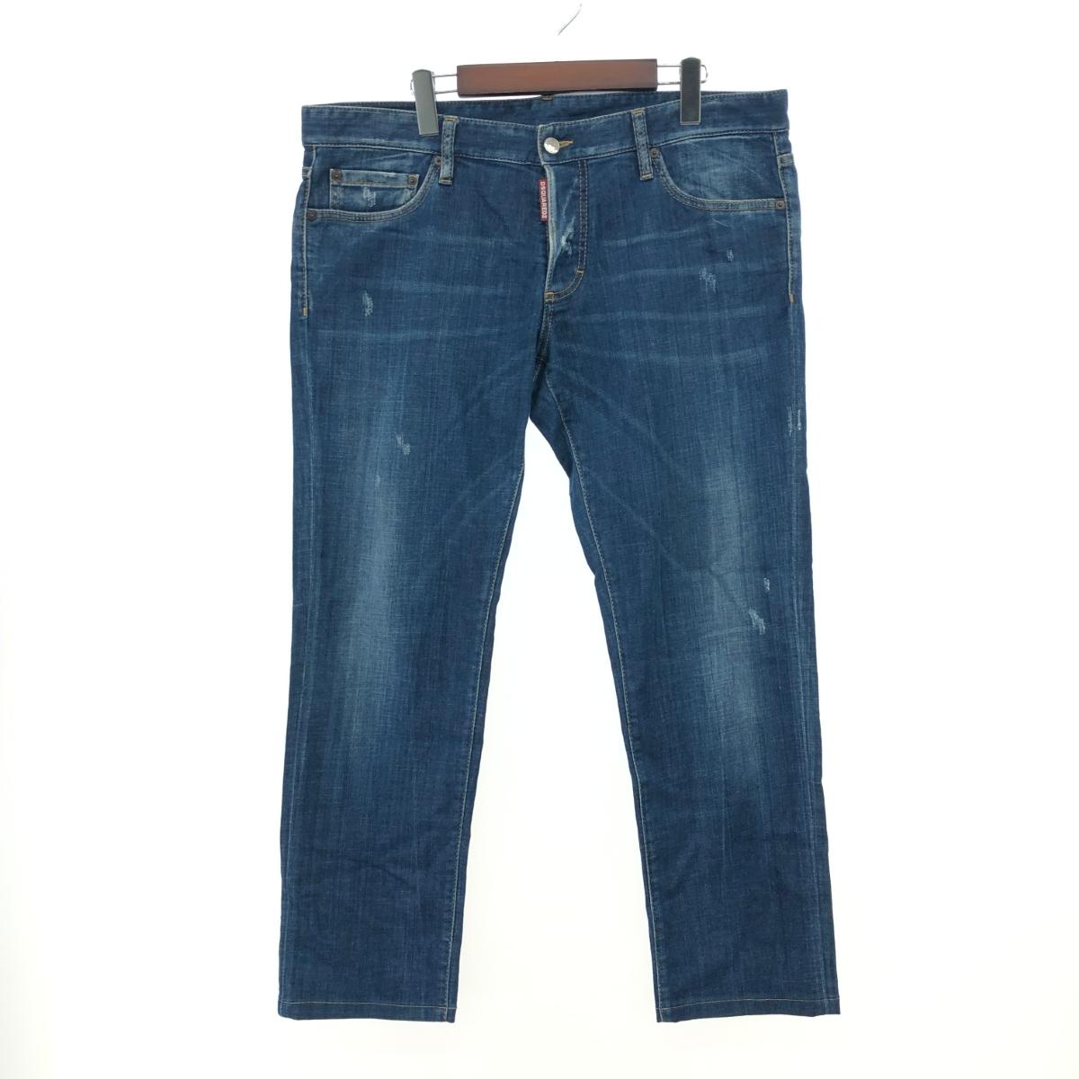 Dsquared2 ディースクエアード デニムパンツ サイズ:54 コットン S74LB0131 ネイビー メンズ【中古】