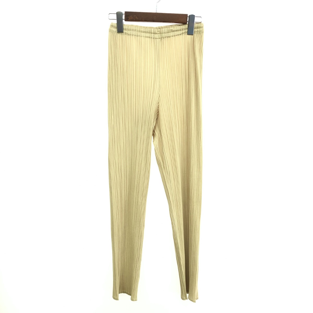 PLEATS PLEASE プリーツプリーズ パンツ 良好 サイズ:1 PP05-JF003 ベージュ レディース【中古】