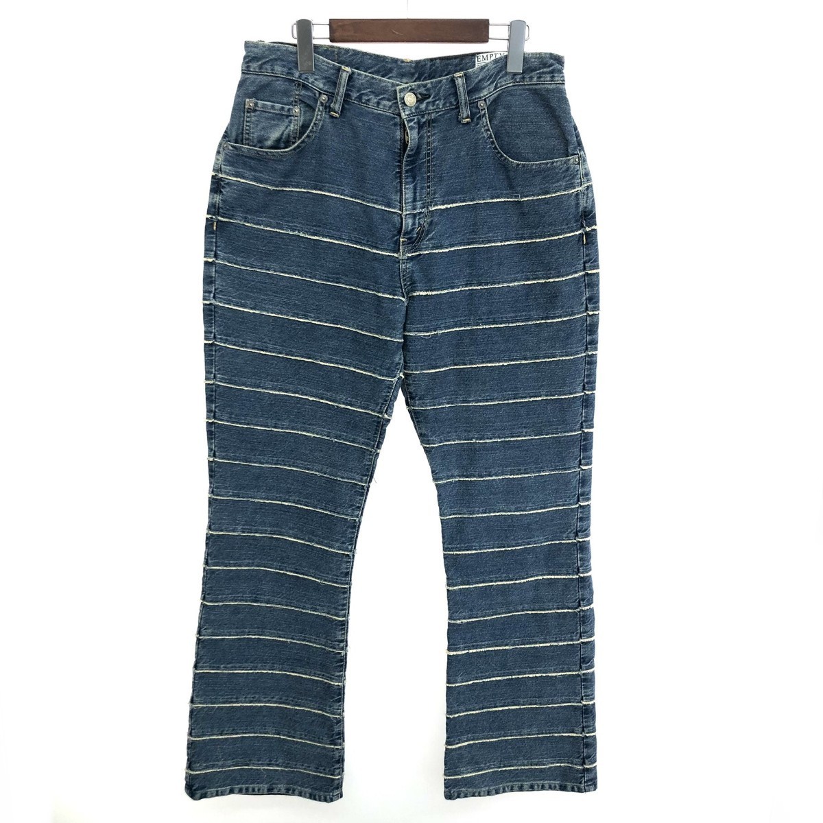 HYSTERIC GLAMOUR ヒステリックグラマー スクラッチフレアデニムパンツ サイズ:XL 02211AP13 ブルー メンズ【中古】