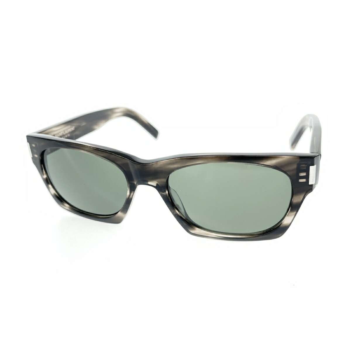 SAINT LAURENT PARIS サンローランパリ サングラス マーブルトーン/プラスチック/ SL402 チャコール ユニセックス【中古】