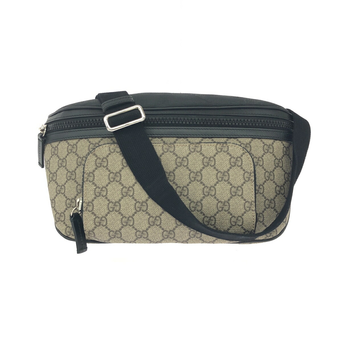 ★百貨店大売り出し客体商いもの★  GUCCI グッチ 酉の方角御徒面子   GGスプリーム 406372   赤銅色 ユニ一発やる【中古】