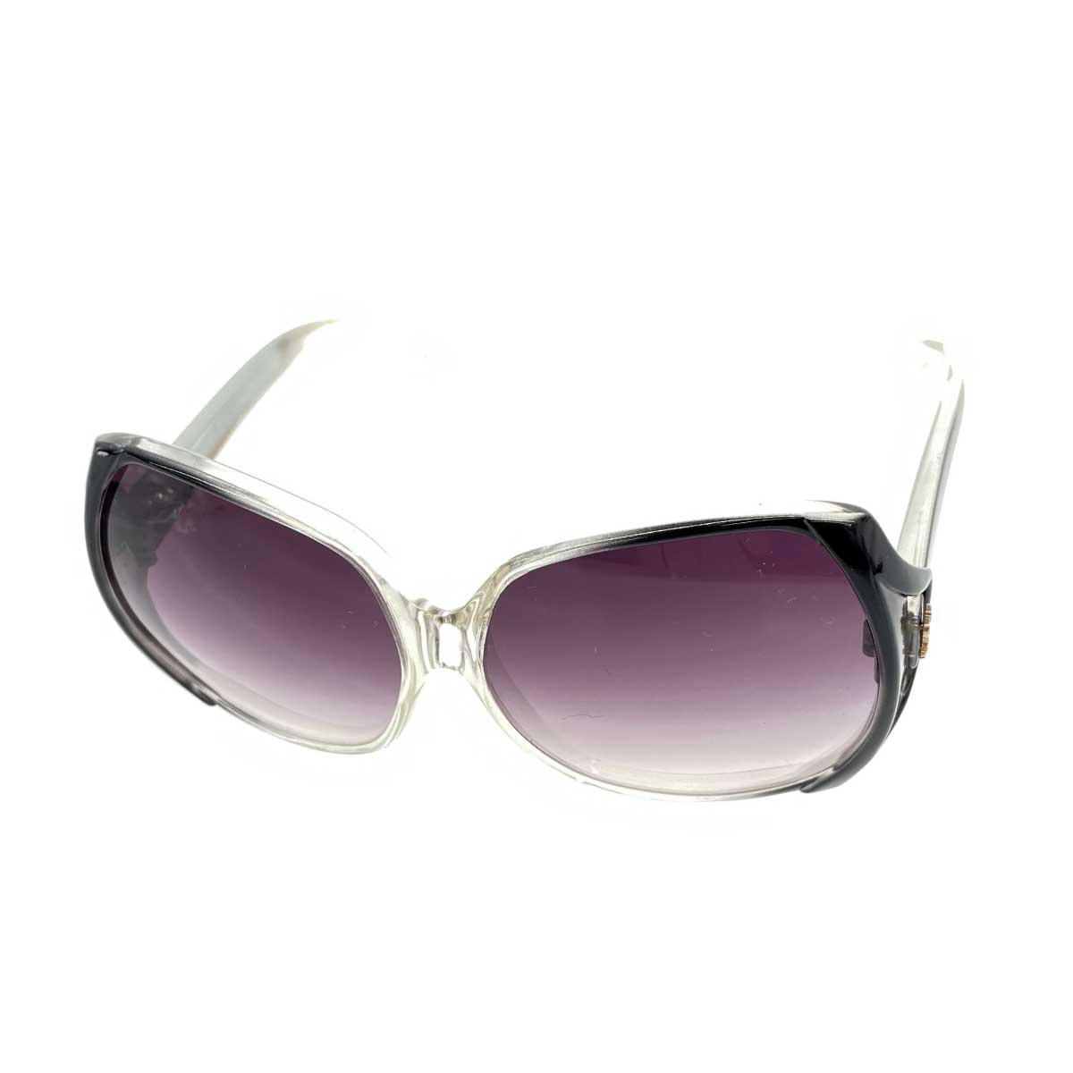 YvesSaintLaurent(YSL) イヴサンローラン サングラス YSLロゴ/プラスチック/ブラック Y56/ヴィンテージ/ビッグフレーム 【中古】