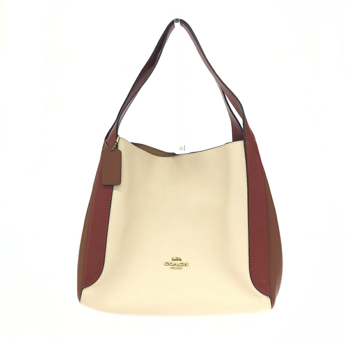 COACH コーチ ショルダーバッグ ハドリーホーボー/レザー 76088 ホワイト レディース【中古】