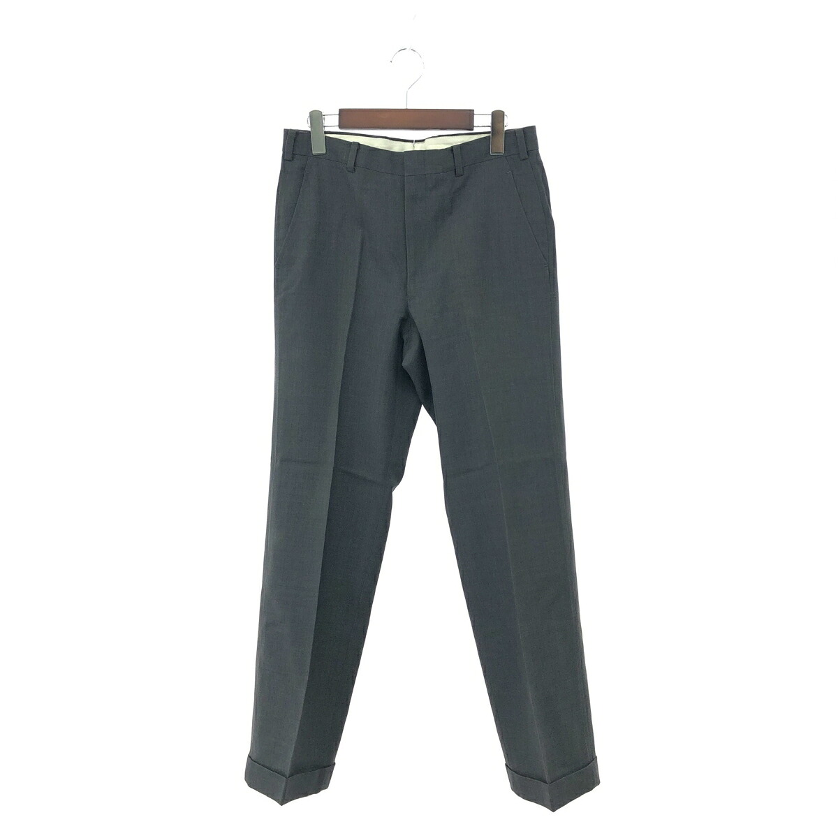 Brooks Brothers ブルックスブラザーズ スラックスパンツ サイズ:W76 80s グレー メンズ【中古】