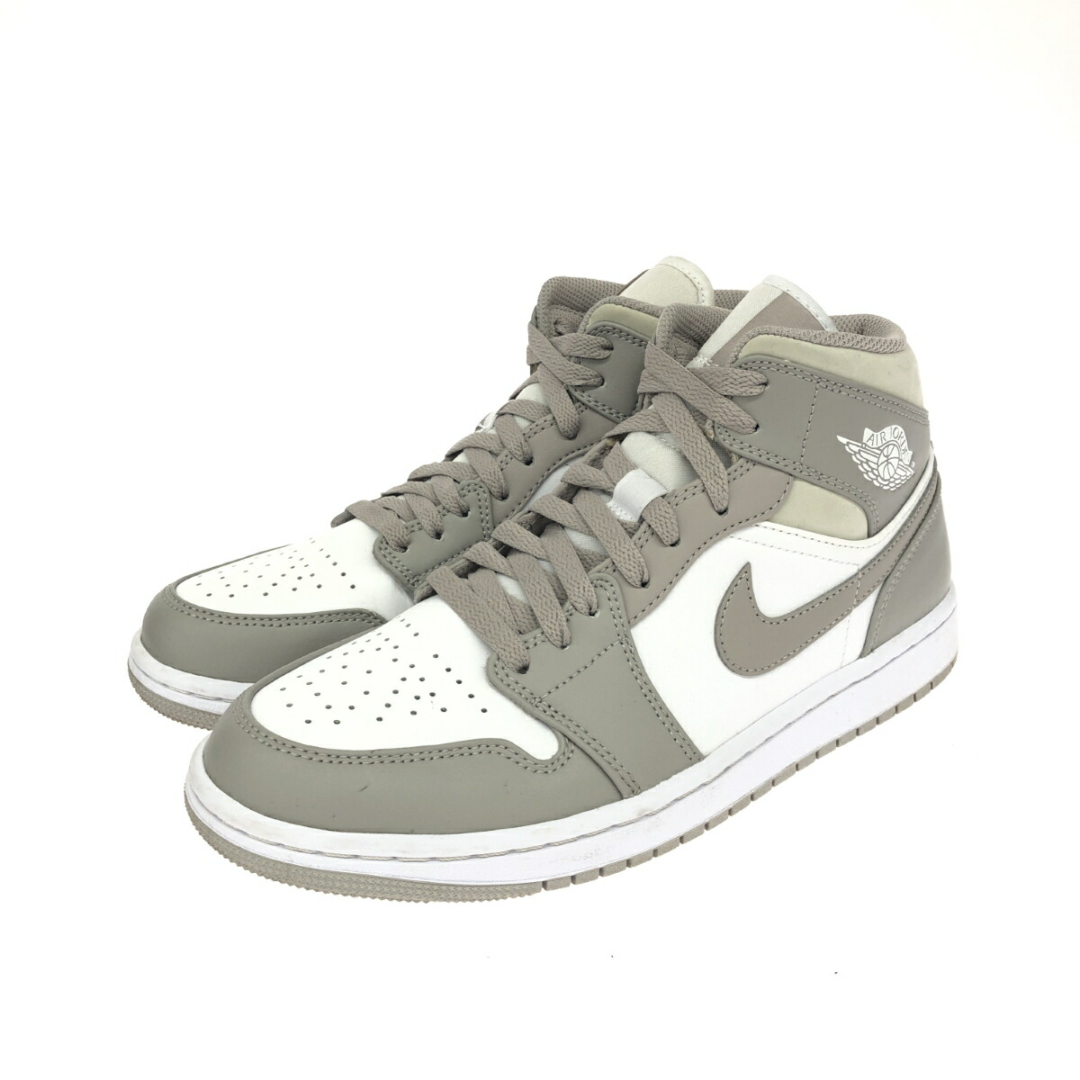 NIKE ナイキ スニーカー/エアジョーダン1　MID 美品 表記サイズ:25.5 554724　082 ブラック/ホワイト メンズ【中古】