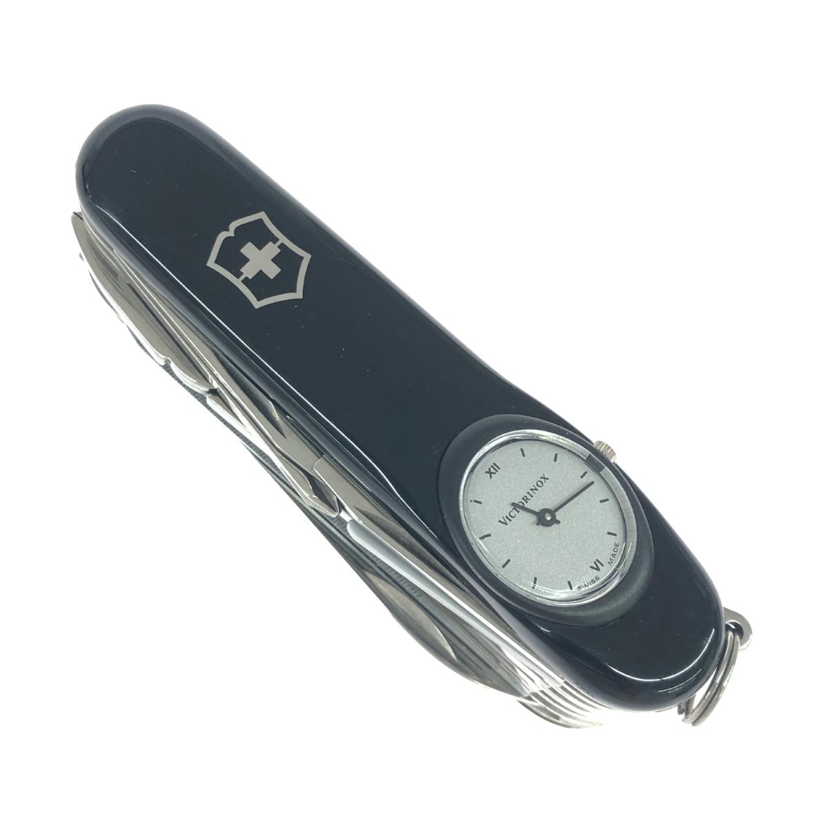 ★百貨店大売り出し客体商いもの★  スイスチャンプ  マルチ物の具 美品  時辰儀付 1.67.96.3   黒いこと ユニ一発やる【中古】