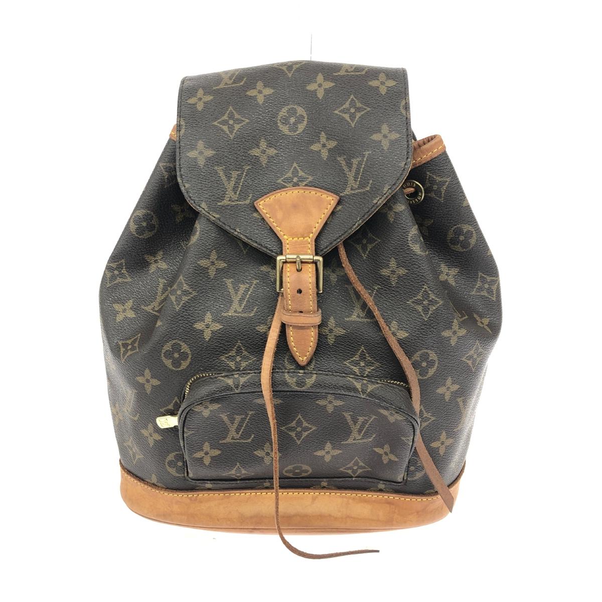 LOUIS VUITTON ルイヴィトン モン掏摸MM   モノグラム M51136    【中古】