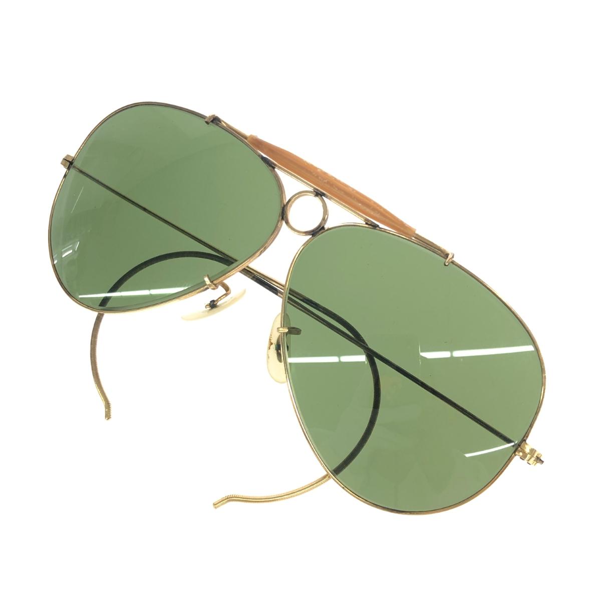 Ray-Ban レイバン サングラス/シューター USA製/B&L ヴィンテージ ゴールドカラー メンズ【中古】