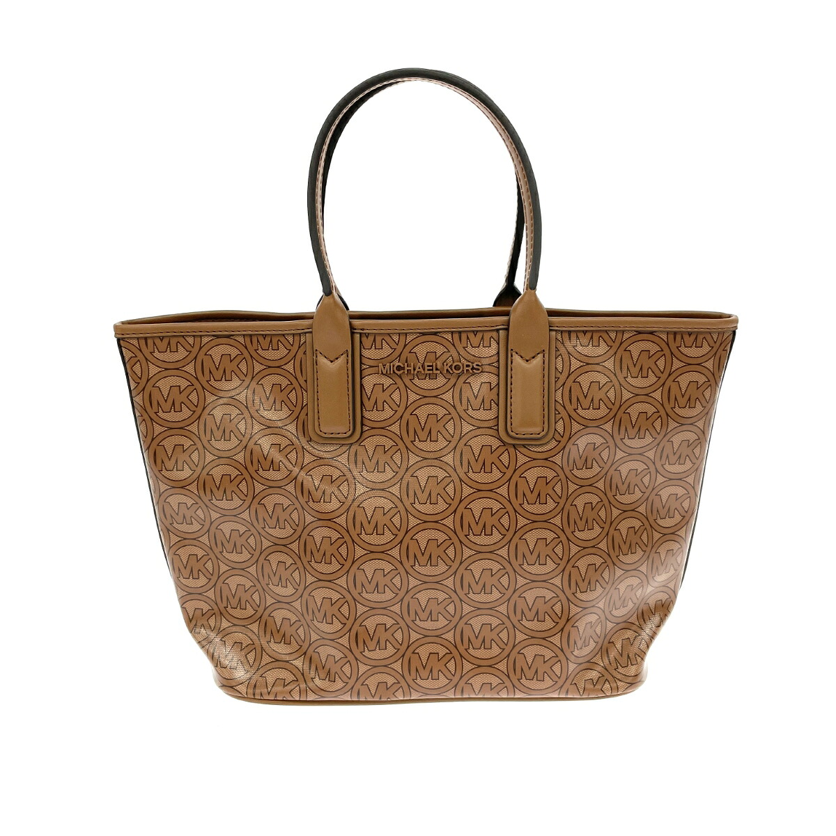 MICHAEL KORS マイケルコース ハンドバッグ 美品 ジョディスモール MKモノグラム ブラウン レディース【中古】