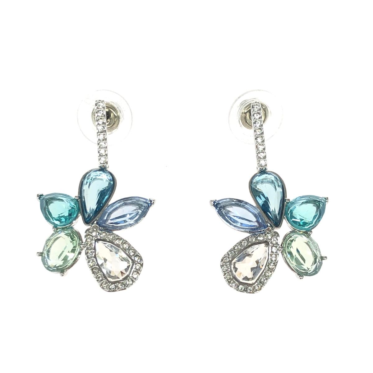 SWAROVSKI スワロフスキー ピアス/sunny 良好 シルバーカラー/マルチカラー レディース【中古】