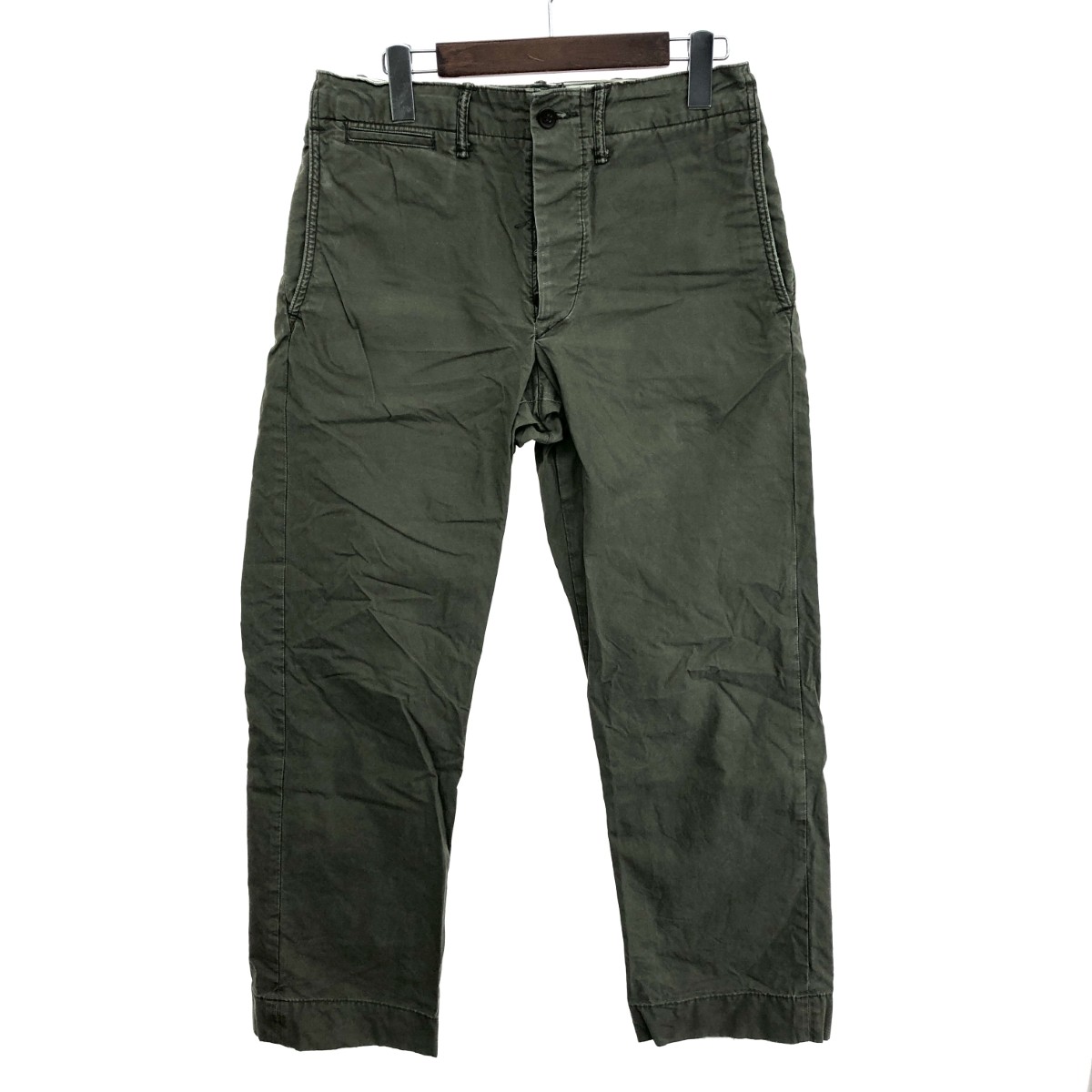 RRL ダブルアールエル ミリタリーパンツ サイズ:W28 WAIST　INSEAM/コットン カーキ メンズ【中古】