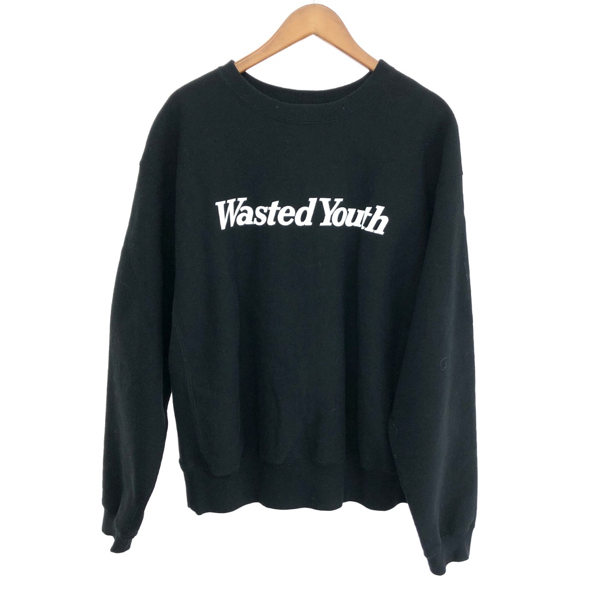 WASTED ウェイステッド スウェット 良好 サイズ:L WY26CS004 ブラック メンズ【中古】|リサイクル ティファナ