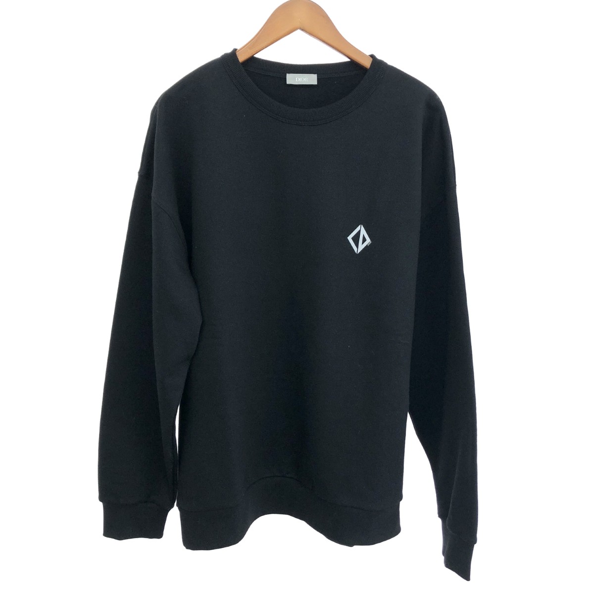 Dior HOMME ディオールオム CD DIAMOND 汗水 思わしい 大きさ:L 付け届け品/通貨価値\\165000 593J670A0531   黒いこと メンズ【中古】