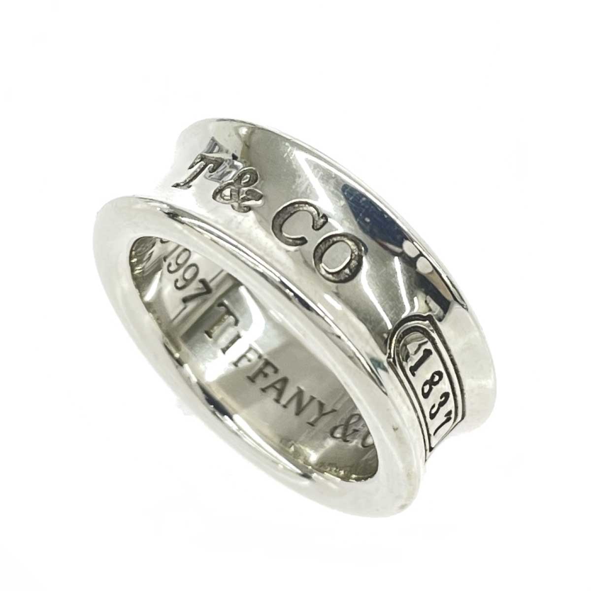 TIFFANY&Co. ティファニー SVミディアムリング/1837 指輪 良好 925/6.9g シルバーカラー レディース【中古】