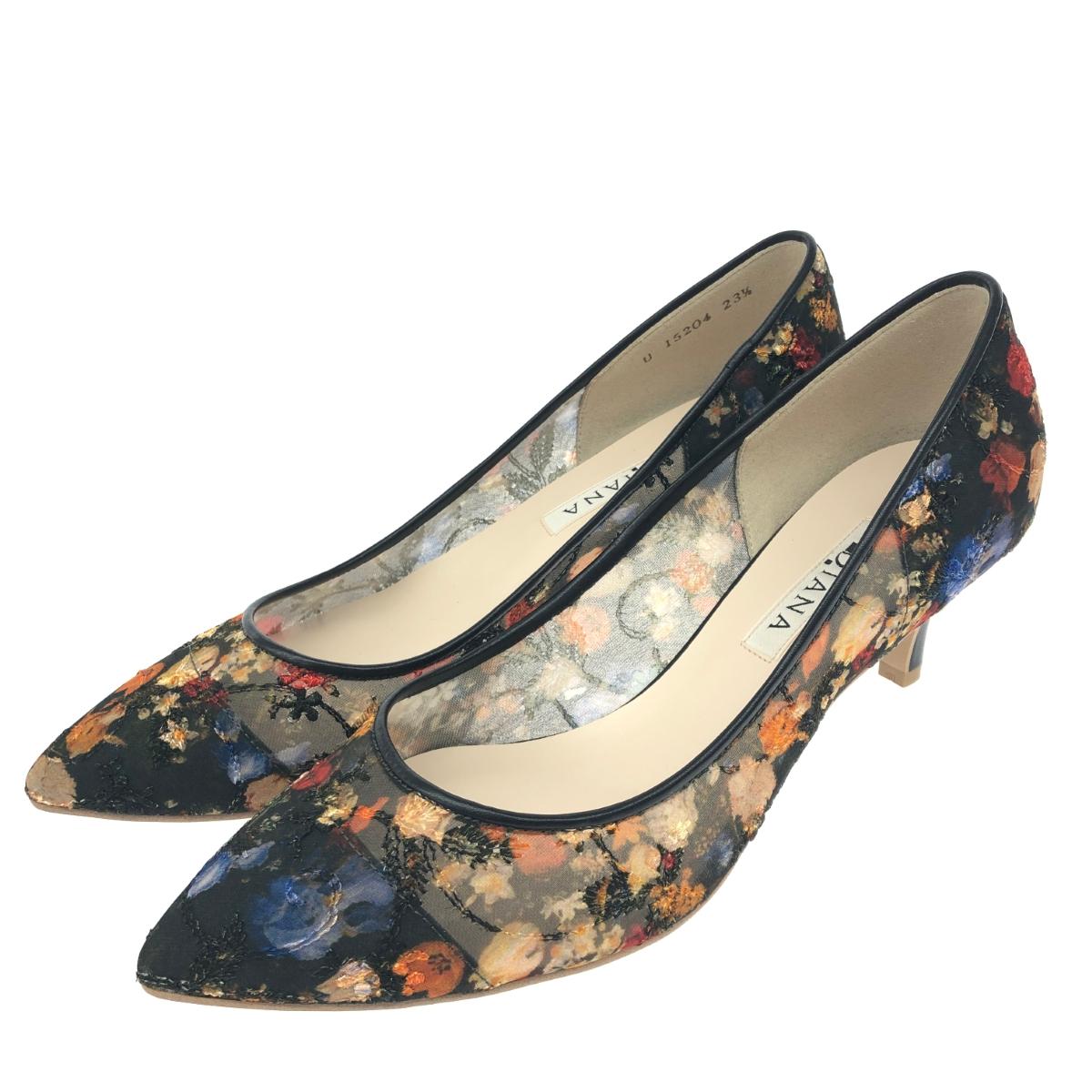 楽天市場】DIANA ダイアナ 絵画シリーズ/北斎 パンプス 22.5 マルチ