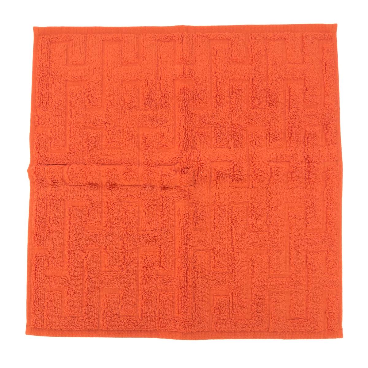 HERMES エルメス カレタオル/迷宮 未当て嵌める品  綿織物100％    オレンジ色 ユニ一発やる【中古】