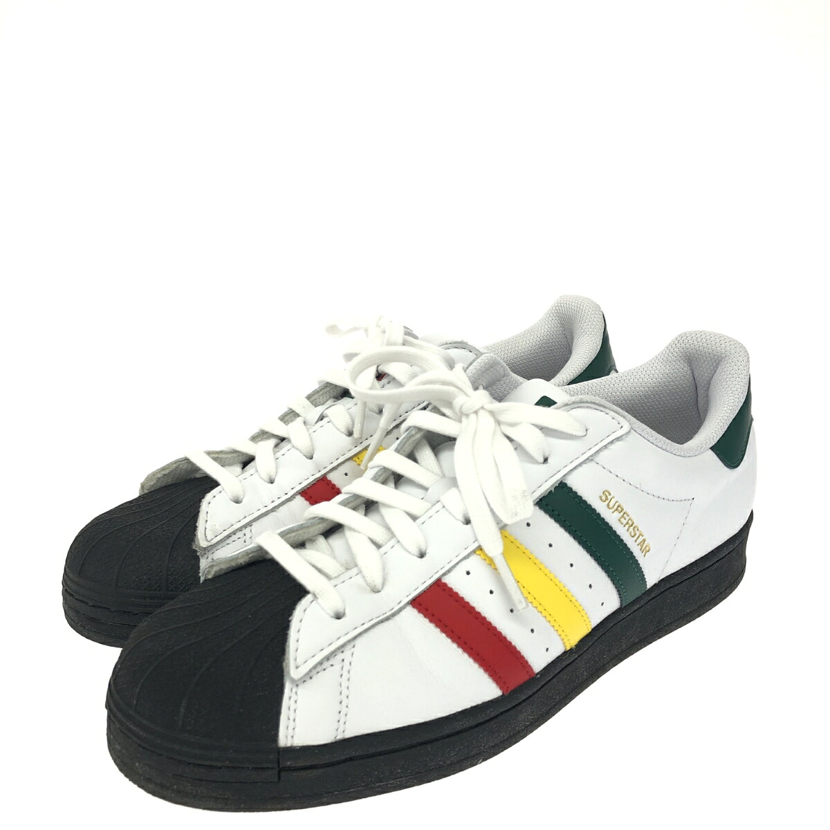 ◆ Fashion THE SALE客体商いもの◆ adidas アディダス はやりっ子 美品 書きあらわす大きさ:27.5珊  IH3120   白いこと/マルチ色つや メンズ【中古】
