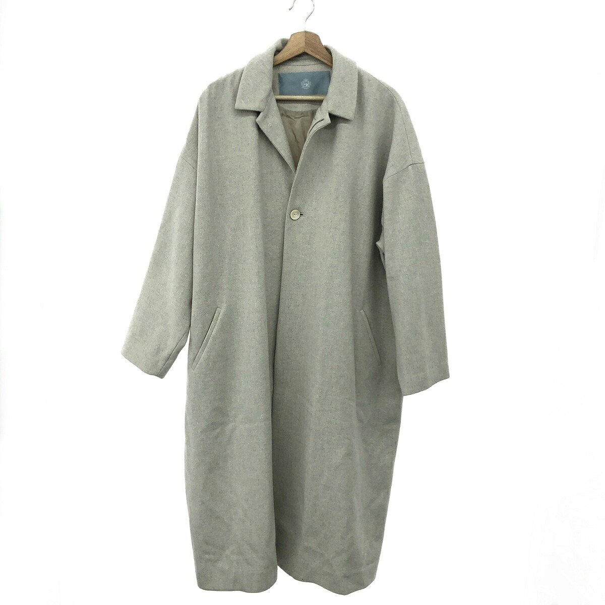 Dulcamara ドゥルカマラ ウールコート 良好 サイズ:2 ホワイト/グレー メンズ【中古】｜リサイクル ティファナ