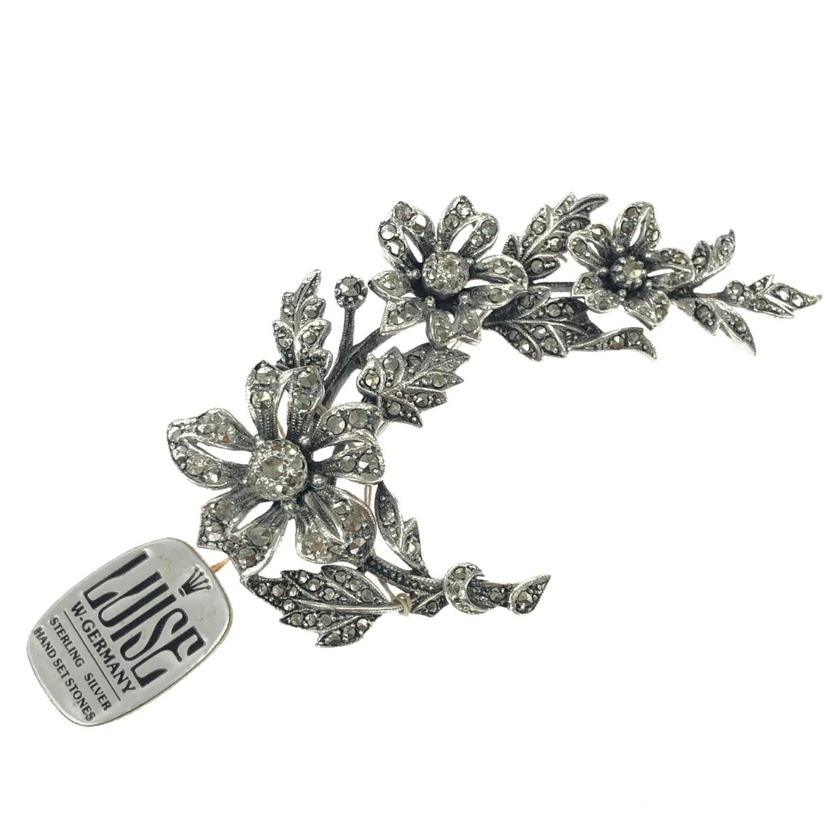 LUISE ルイーゼ ブローチ W.GERMANY/STERLING SILVER ヴィンテージ シルバーカラー レディース【中古】